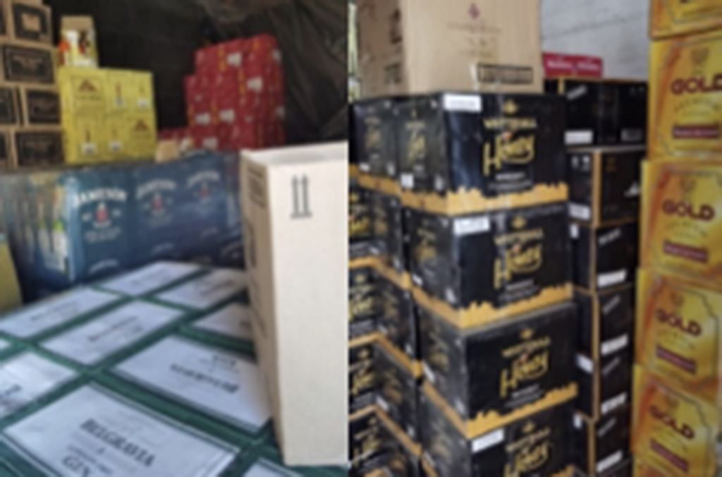 En la operación Afya II se incautaron unas 286 000 unidades de bebidas alcohólicas ilegales.